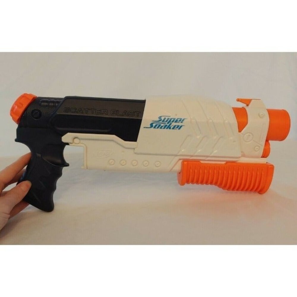 Nerf Super Soaker Scatter Blast Pump-action Squirt Gun Water Toy Hasbro *Tested*